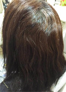 根元のクセが気になる